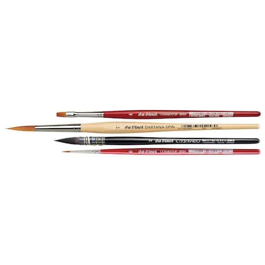 da Vinci May & Berry Artist Signature 4 Piece Synthetic Brush Set